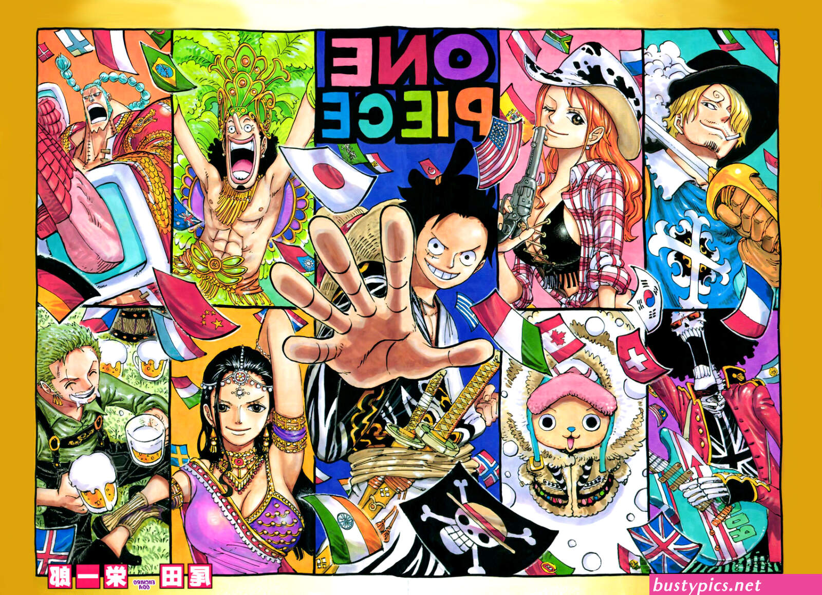 one piece nude uncensored full color comic