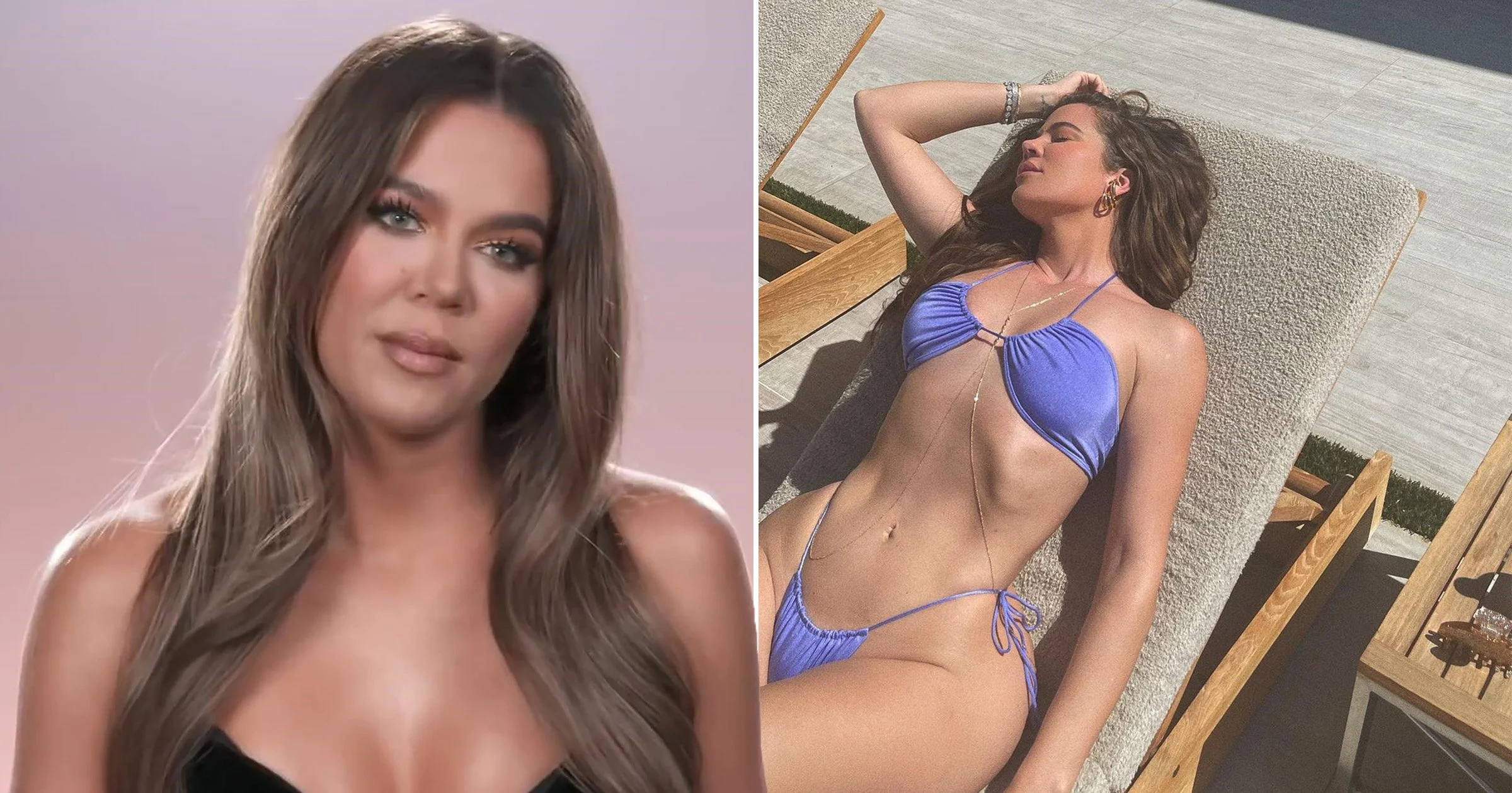 khloe kardashian in a swimsuit