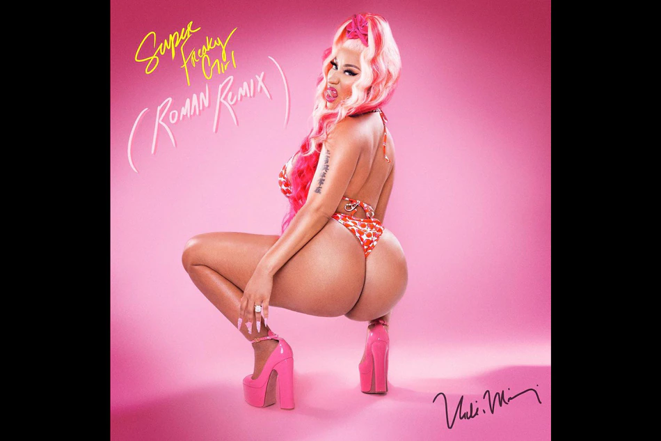 nicki minaj areola peak