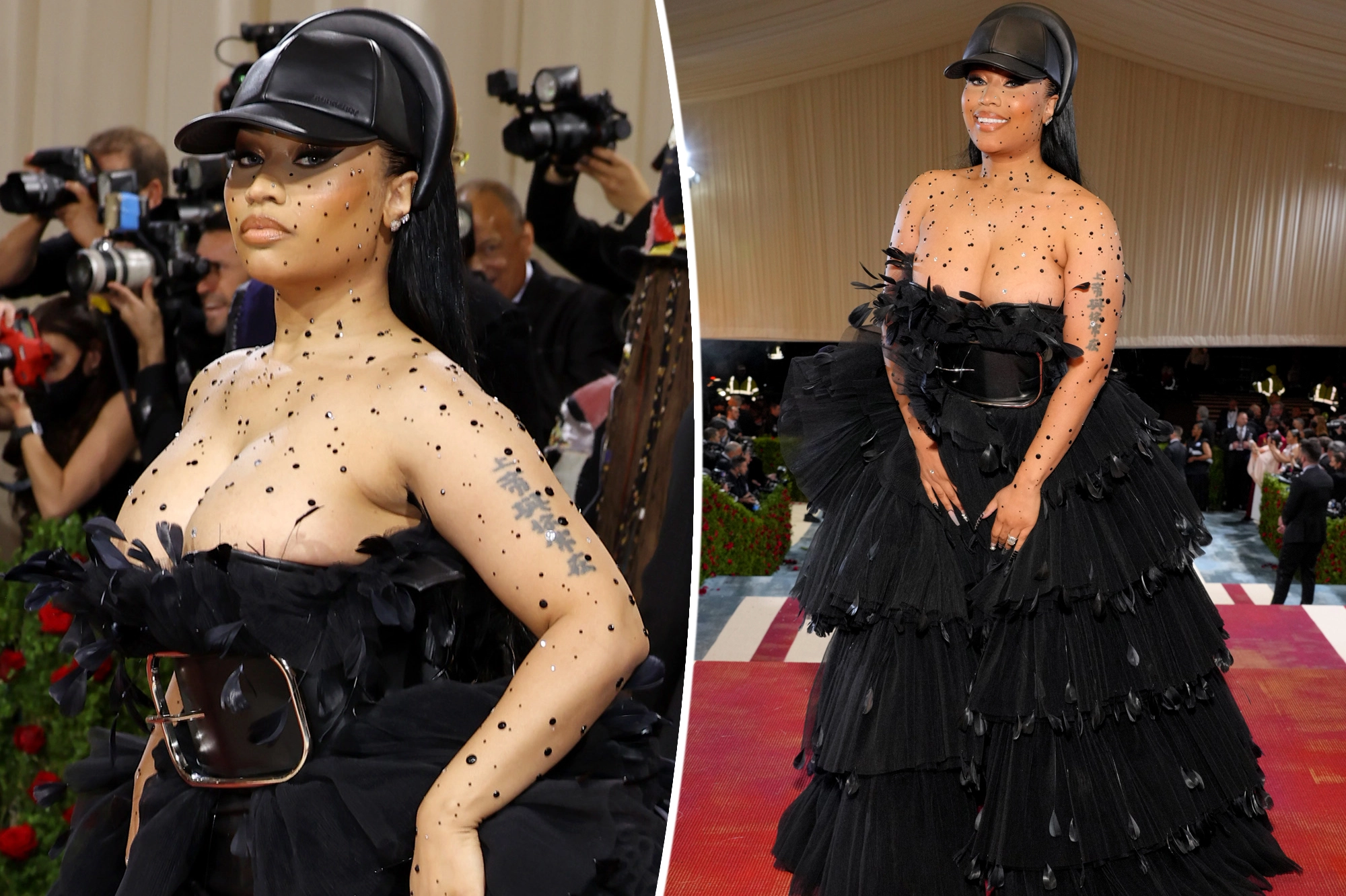 nicki minaj areola peak