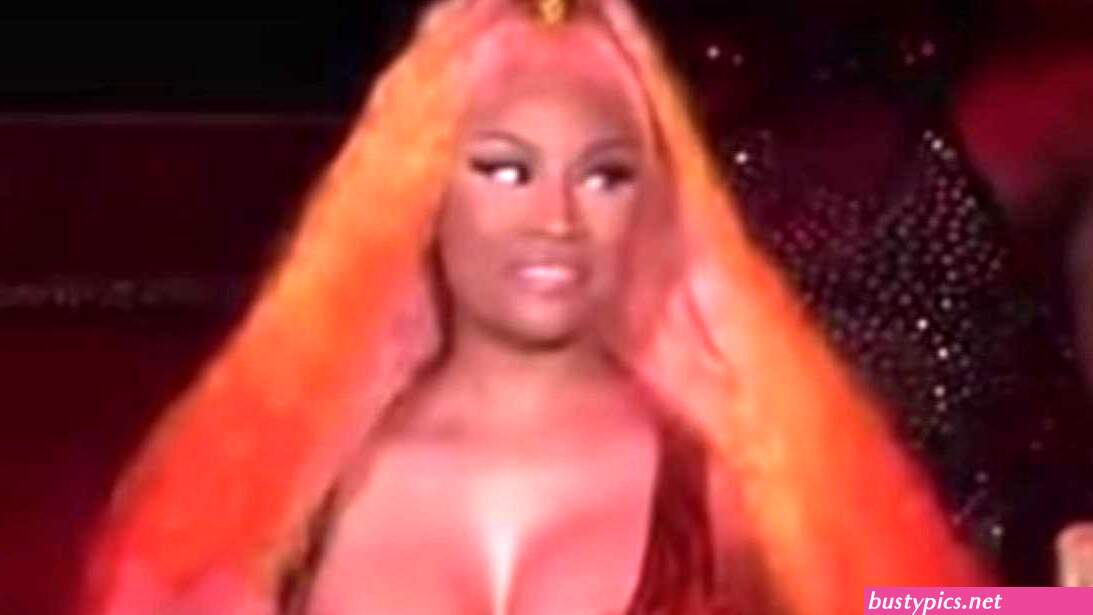 nicki minaj areola peak